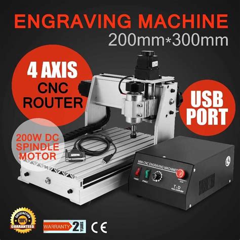 CNC Router 3020 3 AXIS and 4 Axis 